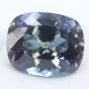 Loose Gemstones Color Change Natural Alexandrite Cushion Cut Certified 10.50 Ct - Picture 1 of 4