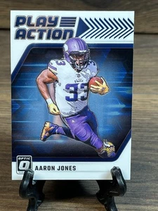 2024 Donruss Optic - Play Action Aaron Jones Minnesota Vikings #12 - Bild 1 von 2