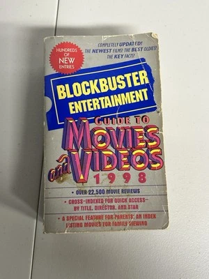 Blockbuster Entertainment Guide To Movies & Videos 1998 Paperback Reference - Image 1 of 3