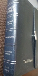 Holy Bible KJV King James Version with References Red Letter World 898XFBL Snap - Picture 1 of 8