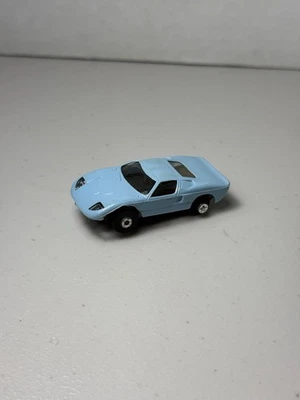 Vintage Aurora T-Jet HO Scale Ford GT40 Slot Car Aqua - Image 1 of 4