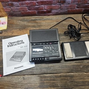 Panasonic RR-930 Microcassette Transcriber mit Fußpedal - Bild 1 von 16