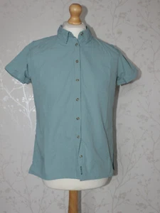 Orvis Ladies Vented Short Sleeved Shirt Green Outdoor Hiking Fishing - Picture 1 of 6