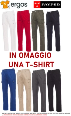 Payper FOREST Pantalone Uomo con Tasche Laterali Cotone Da Lavoro Caccia Pesca - Immagine 1 di 2