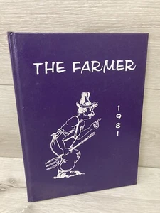 1981 Farmersville High SCHOOL JAHRBUCH, Texas TX The Farmer - Bild 1 von 4