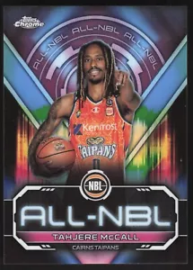 Tahjere McCall ALL-NBL REFRACTOR - NBL-10 - Taipans - 2023-24 Topps Chrome NBL - Bild 1 von 2