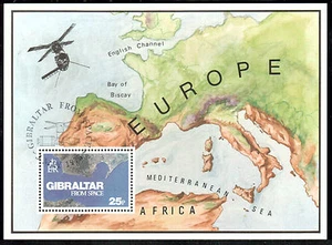 Gibraltar Michelnummer Block 5 postfrisch ( Mitläufer/n 58 ) - Picture 1 of 1