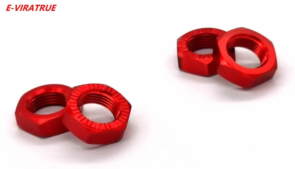 E-VIRATRUE 7075 Alu 17mm Wheel Nut For Losi Super Baja Rey 1/6&MOJAVE 6S 4pcs - Image 1 of 1