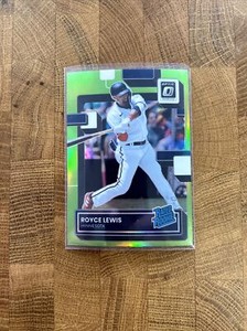 2022 Donruss Optic Rated Rookie #164 Royce Lewis RC Lime Green Prizm Twins