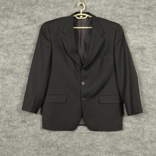 SAINT LAURENT (YSL) Cappotto sportivo Yves Saint Laurent uomo 100% lana peggiorata designer foderato 3 bottoni