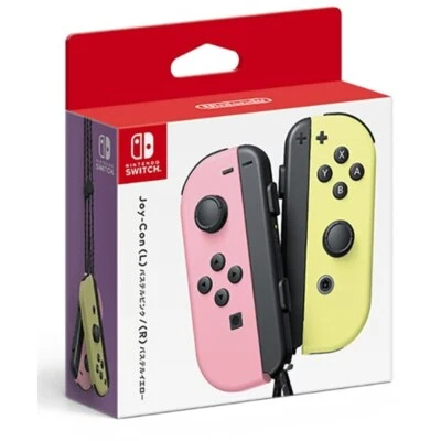 Joy-Con L/R Pastel Pink/Pastel Yellow Nintendo Switch Japan - Image 1 of 2