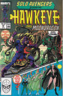 SOLO AVENGERS Vol. 1 #20 July 1989 MARVEL Comics - Hawkeye & Moondragon