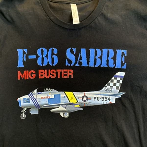 F-86 SABER "MIG BUSTER"  T-Shirt - Picture 1 of 6