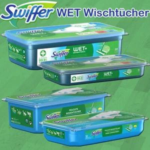 Swiffer WET feuchte Nachfülltücher für Swiffer Bodenstab - Verschiedene Sorten - - Bild 1 von 27
