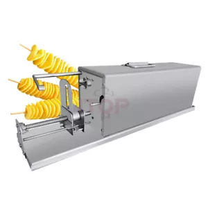 Potato Spiral Cutter Automatic Tornado Potato Cutter Stainless Steel 110-240V - Picture 1 of 12