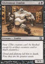 GLUTTONOUS ZOMBIE X4 4 4X 8th Edition MTG Magic the Gathering Cards DJMagic