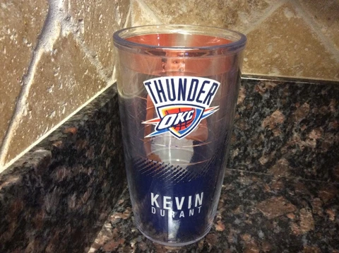 Kevin Durant OKC Thunder Tervis 16 Ounce Cup Mug 35 Basketball NBA Cover