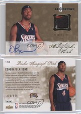 2007-08 Fleer Hot Prospects /599 Derrick Byars #112 RPA Rookie Patch Auto RC