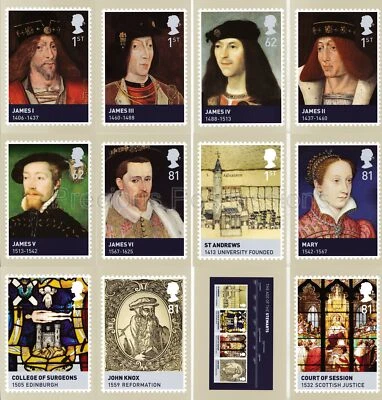 GB POSTCARDS PHQ CARDS USED REAR FDI 334 2010 AGE OF THE STEWARTS HOUSE STEWART - Image 1 of 2