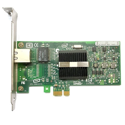 Intel PRO/1000 PT EXPI9300PTBLK PCI-E Ethernet Adapter Full height baffle - Bild 1 von 3
