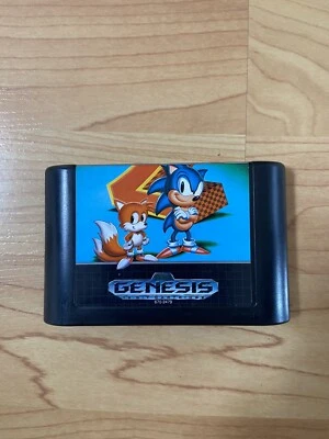 Vintage Sega Genesis Sonic The Hedgehog 2 Game - Made In Japan - Image 1 of 4