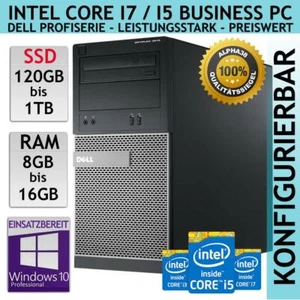 Dell Optiplex 3010 Konfigurierbar bis i7 3770 1TB SSD 16 GB Ram Win10 Computer - Bild 1 von 4