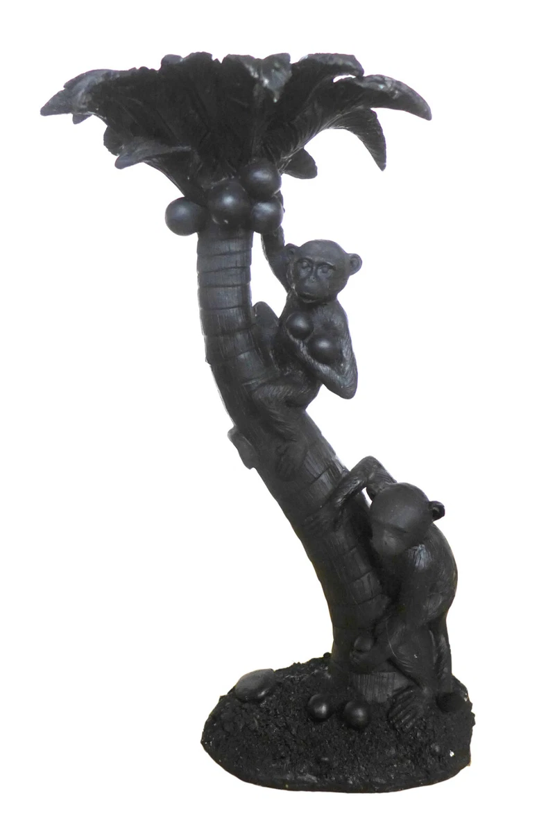 Gartenfigur Schimpanse – 37 Cm, Aus Wetterfestem Kunstharz, Deko Für Garten Und Wohnbereich