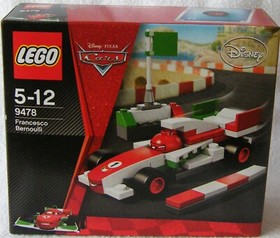 lego 9478 cars Francesco Bernoulli rare, htf, Disney Pixar collection