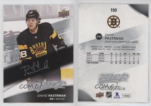2017-18 Upper Deck MVP Silver Script David Pastrnak #190