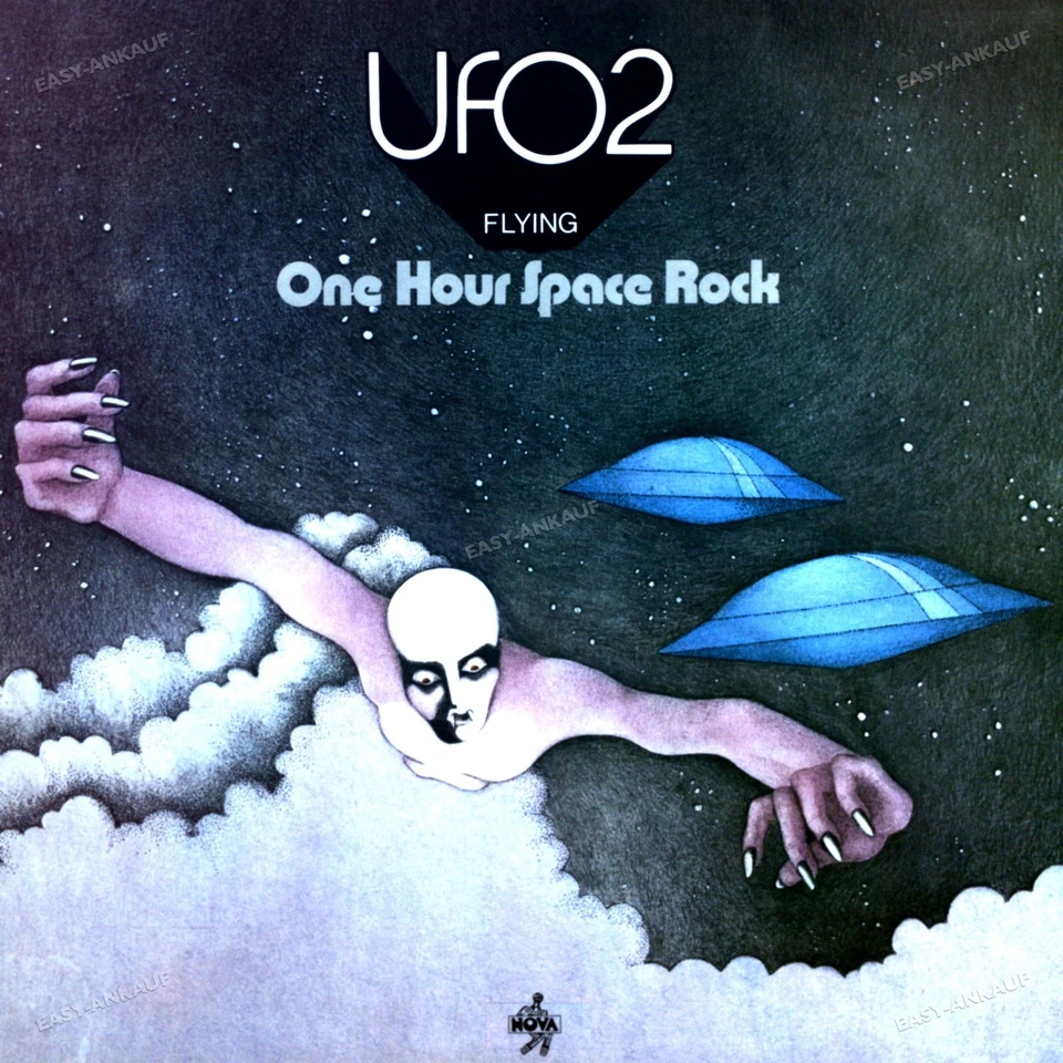 UFO - UFO 2 - Flying - One Hour Space Rock Germany LP 1974 RP FOC (VG/VG+) . - Image 1 of 1