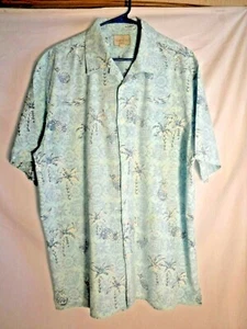 Trader Bay Hawaiian Shirt Men's Size Large - Picture 1 of 5