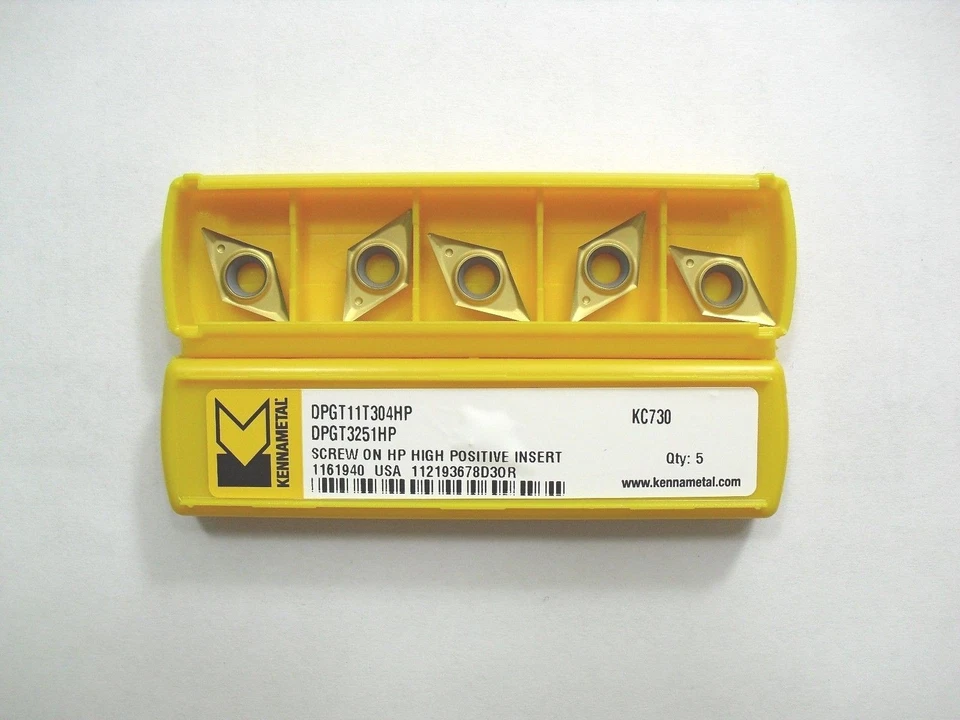 DPGT 3251HP KC730 KENNAMETAL Insert **10PCS** Genuine