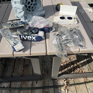 honeywell uvex safety glasses 4 Pairs , 3 Pairs Gemstone ,1 Pair Blue Klip Lift - Picture 1 of 7