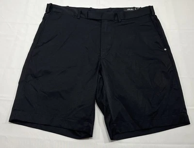 RLX Ralph Lauren Mens Tailored Fit Performance Golf Shorts, Black, Size 36x9” - Image 1 of 4