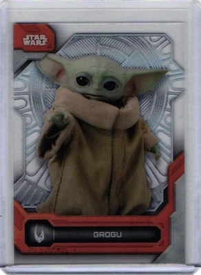 2024 TOPPS HIGH TEK STAR WARS THRONE ROOM #46 GROGU BABY YODA - Image 1 of 2