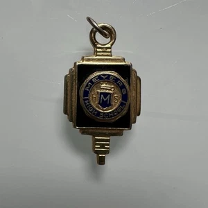 De colección Meyers High School Colgante Tono Dorado Dije Wilksbarre PA - Imagen 1 de 3