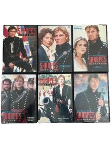 Sharpe’s DVD Lot of 6 Sean Bean Movies - British War TV Series - Complete Set - Picture 1 of 2