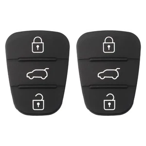 Replacement Rubber Shell Key Fob Case for Hyundai I10I20I30 Black Protection - Picture 1 of 18
