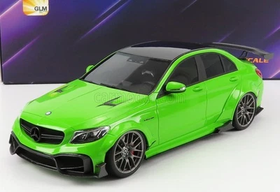 MODELLINO AUTO STATICO GLM MERCEDES BENZ C-CLASS C63S AMG DARWINPRO VERDE 1/18 - Immagine 1 di 4