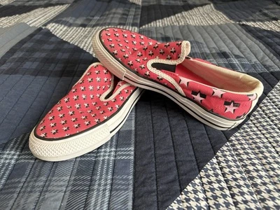 Zapatos Converse All Star para mujer 7 sin cordones de lona informales 568547F patrón de estrellas Foto 1 de 4