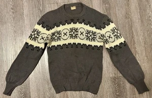 Rare Vintage McGregor Nordic 100% Virgin Wool Sweater Made in USA Mens 42 - Picture 1 of 6