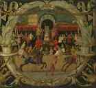 Domenico Morone The Rape Of The Sabines (Before The Signal) A4 Print