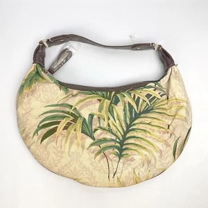 NOS Liz Claiborne Women's Floral Print Half Moon Shape Hobo Shoulder Bag Purse - Picture 1 of 12