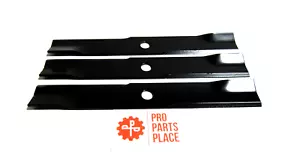 3 USA MADE XHT BLADES EXMARK 103-6387 103-6387-S LOW LIFT IDEAL IF NOT BAGGING - Picture 1 of 3