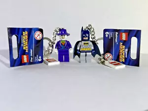 LEGO DC COMICS Superheroes The Joker Batman Minifigure Key Chains 851003 853429 - Picture 1 of 14