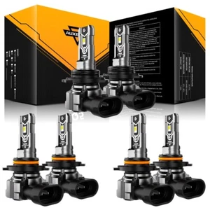 3 pares de bombillas LED de haz alto bajo 9005 9006 H10 antiniebla 360000LM - Imagen 1 de 11
