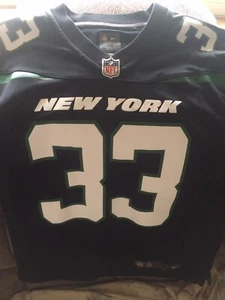 Jamal Adams On Field New York Jets Jersey Stealth Black Youth Size Medium (Used) - Picture 1 of 8