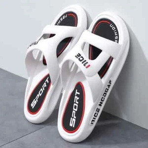 New Design Pvc Slippers for Men Sandals Non-Slip Sandals Summer Beach Size 9 - Picture 1 of 5