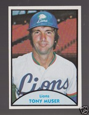 TONY MUSER Seibu Lions 1979 TCMA JAPANESE JAPAN PRO BASEBALL CARD #4