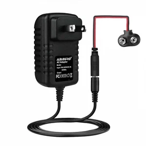 AC Adapter For 9V Battery Eliminator Kit 9-Volt Batteries Charger Power Supply - Picture 1 of 4